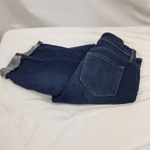 Ann Taylor Loft: Modern Skinny Stretch Distressed Jeans 27 / 4